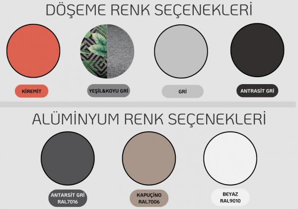 Ankara XL Alüminyum Salıncak (3-4 Kişilik)